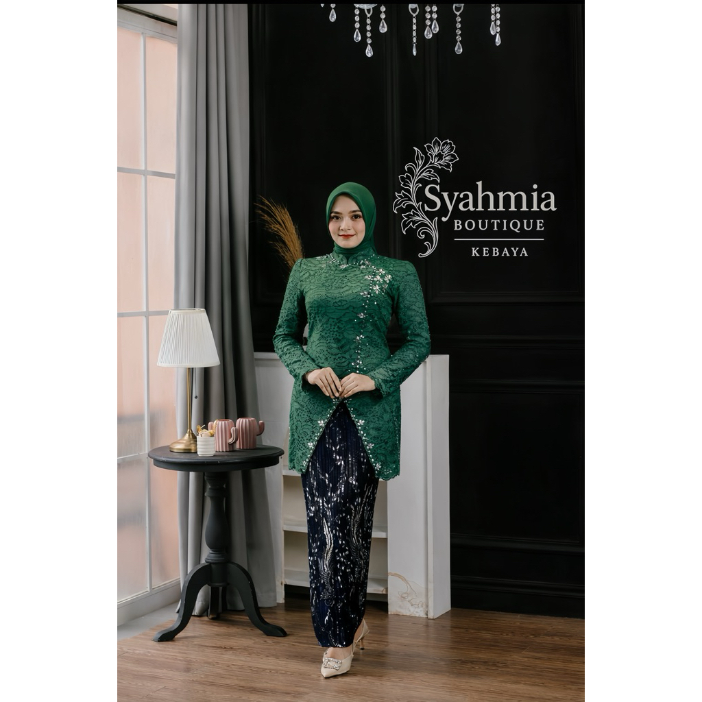 Kebaya Janggan Burkat Kebaya New Model Wisuda Kebaya Tunik Borkat Kebaya Terharu Kebaya janggan Mode