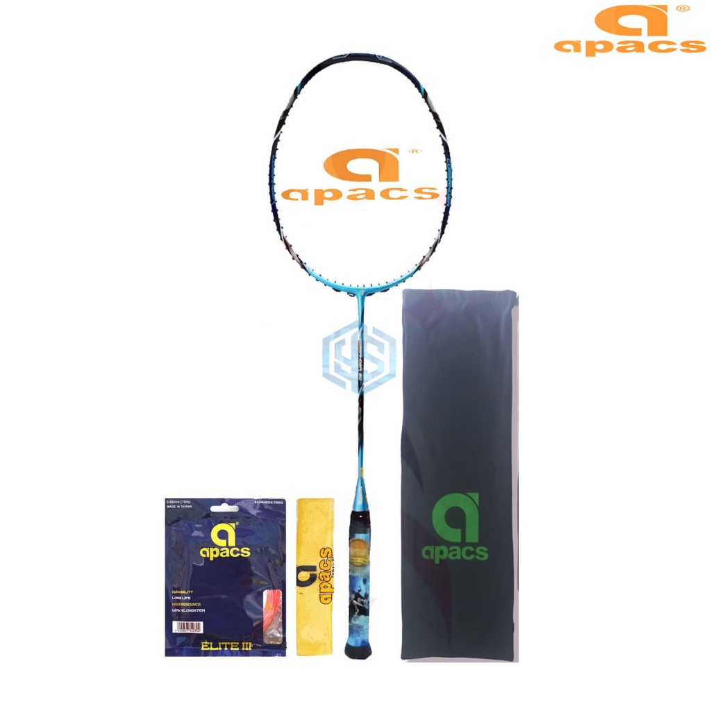 Raket Badminton Apacs Commander 80 Bonus Komplit Raket Apacs Commander 80