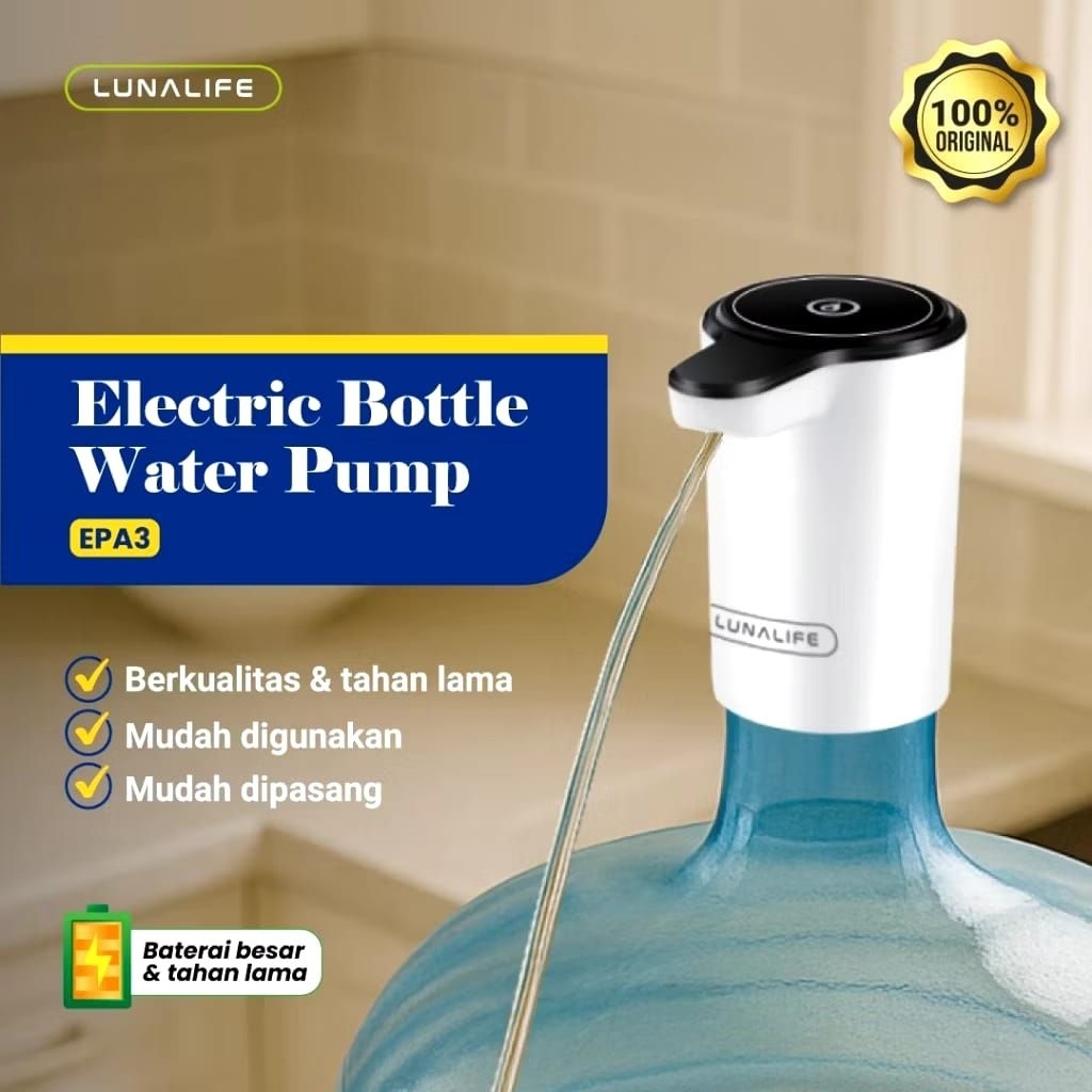 [EPA3] LUNALIFE Pompa Galon Elektrik Food Grade