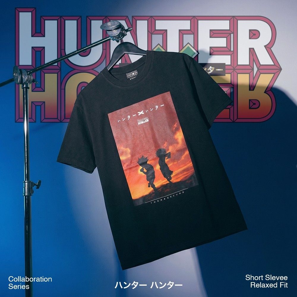 3Second X HunterxHunter Kaos Lengan Pendek Relaxed Fit Katun Diraison 191225