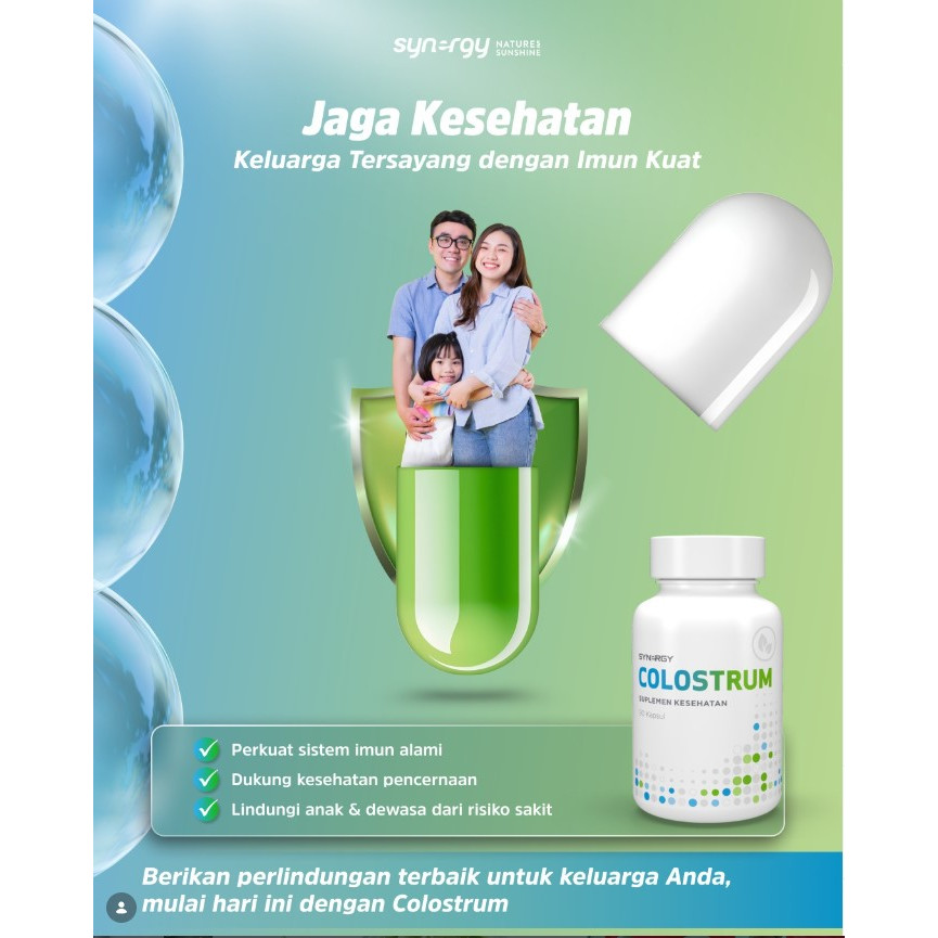 Promo Synergy Colostrum Kapsul Bovine