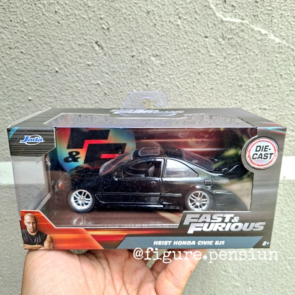JADA TOYS FAST & FURIOUS HEIST HONDA CIVIC EJ1 DIECAST 1:32 SCALE
