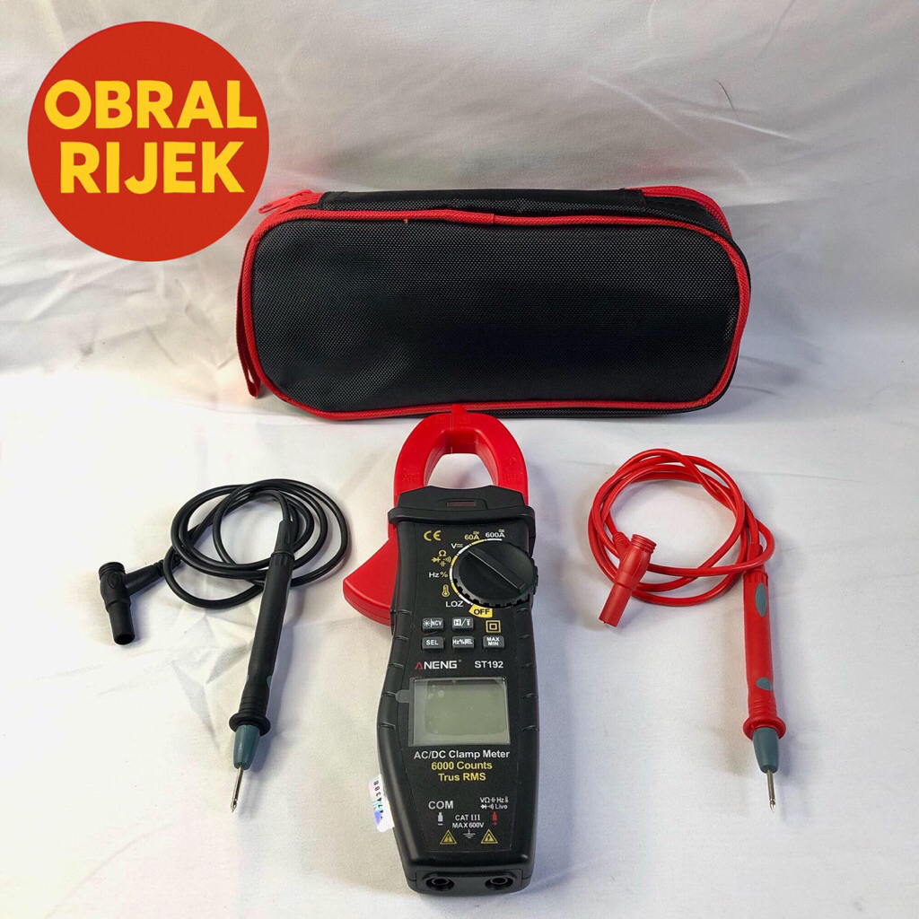 [RIJEK RUSAK] Digital Multimeter Voltage Tester Clamp - ST192