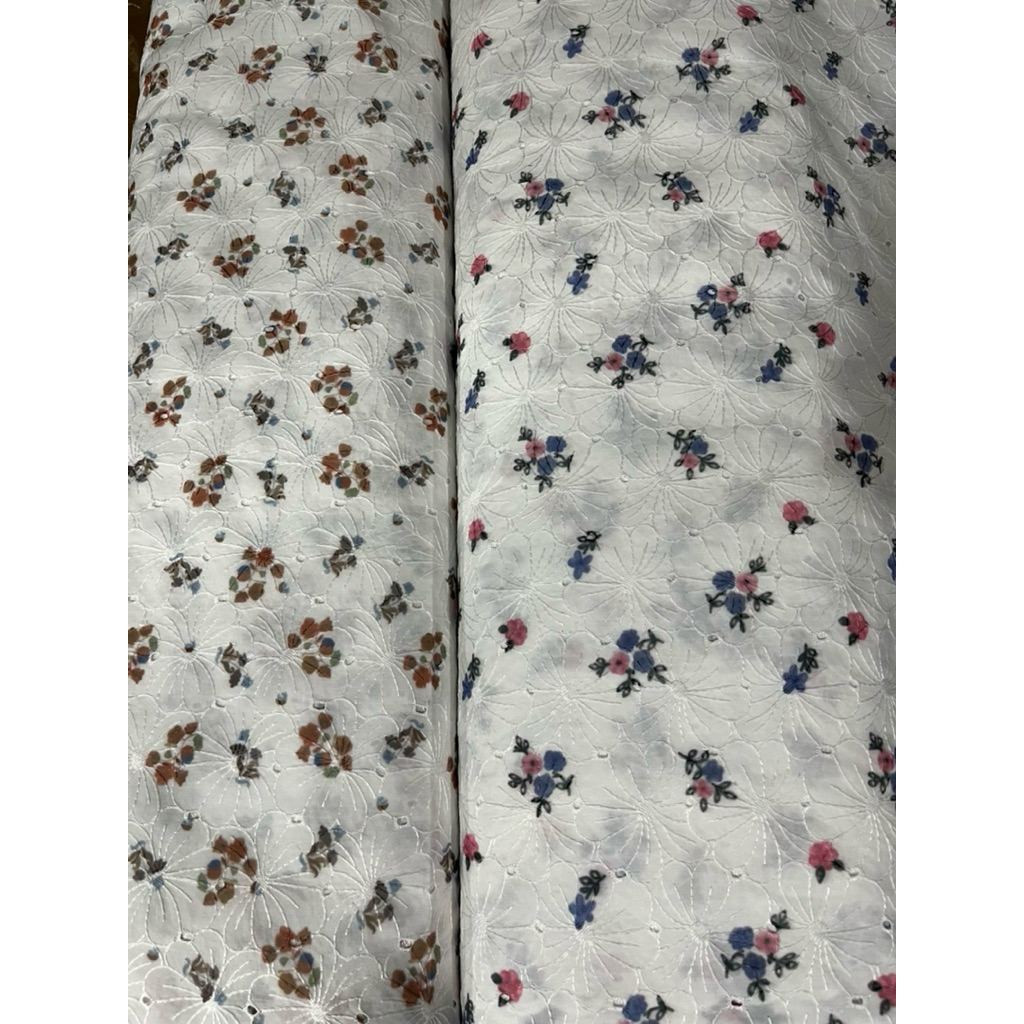 Kain Katun Paris Bordir Buat Atasan / Gamis