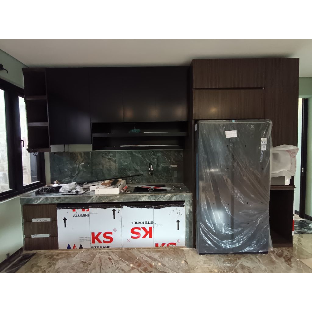 kitchen set full aluminium