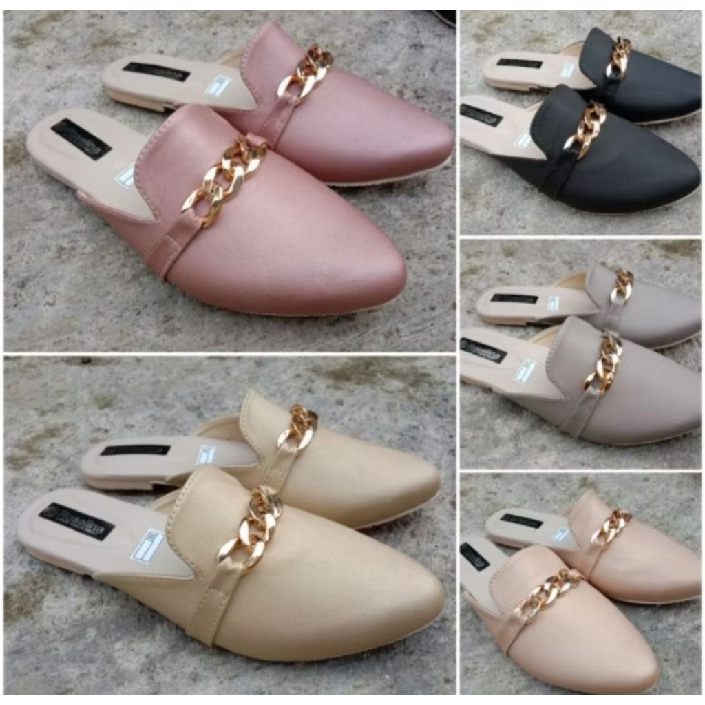 Sandal-Sepatu Wanita Mules Cantik/Fashion/Korea/Fashion Korea/Wanita/Sandal/Sepatu/Mules