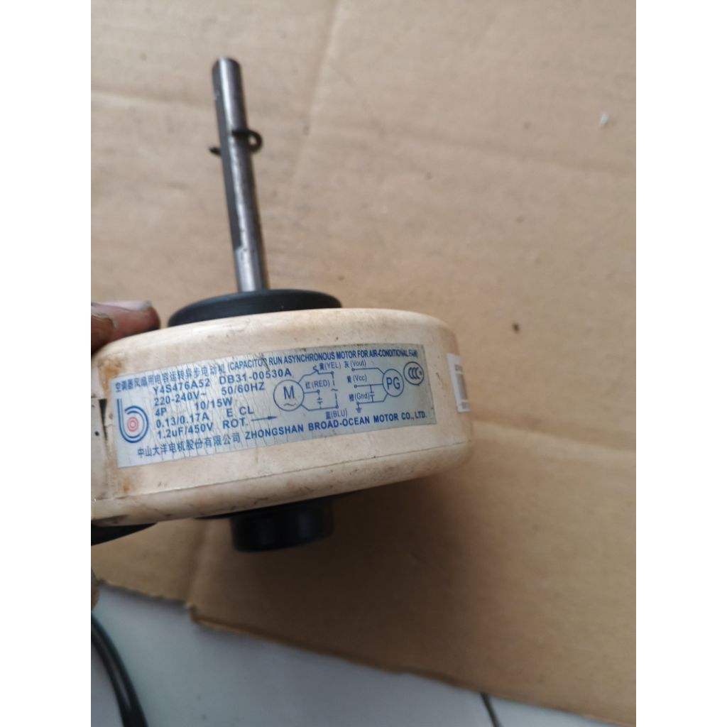 Motor Fan indoor AC Samsung