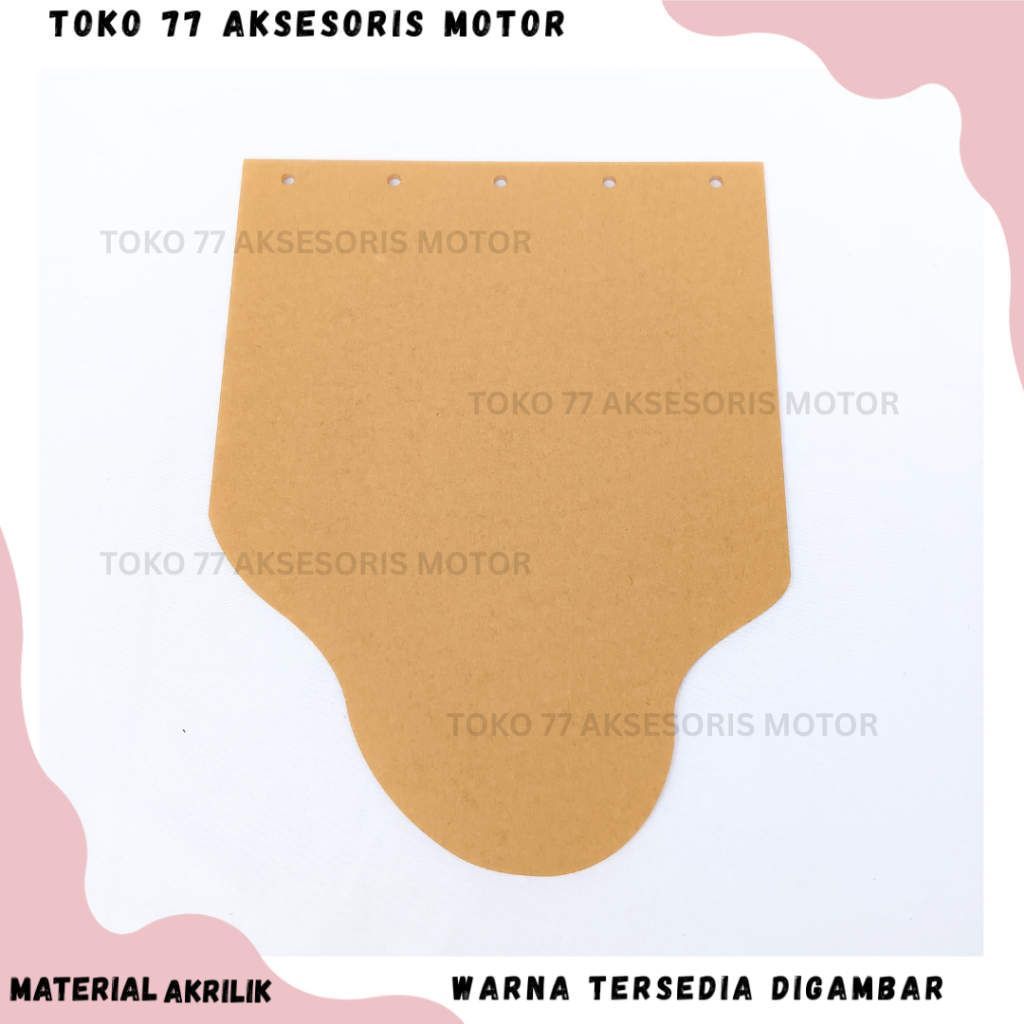 MUDFLAP AKRILIK BEAT DELUXE / BEAT STREET NEW 2020 -2023 BEAT NEW