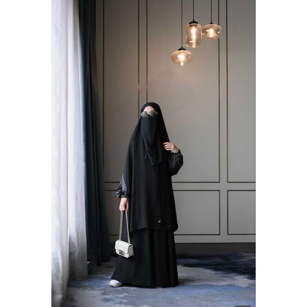 In'am Gallery |  set gamis Beyza silk | Gamis syari  | By Al arabian