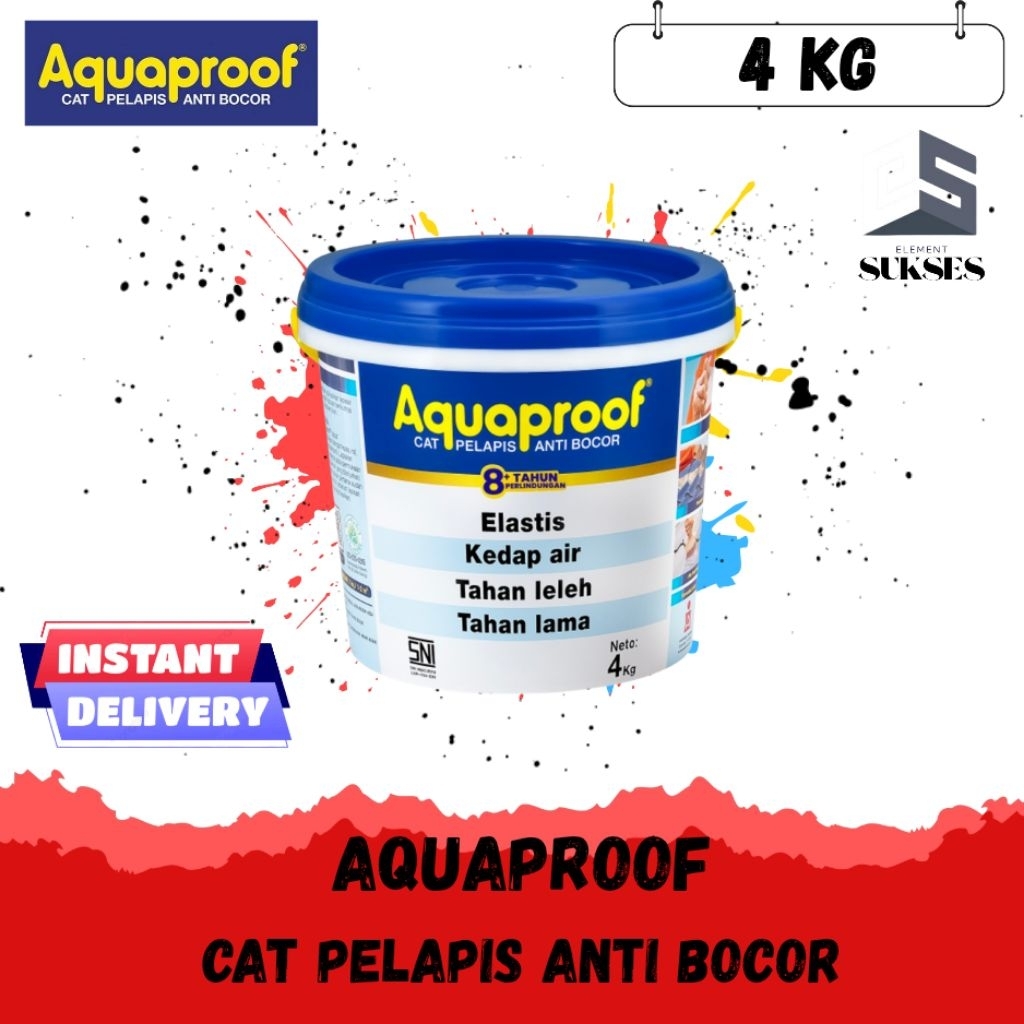 AQUAPROOF CAT TEMBOK PELAPIS ANTI BOCOR 4KG