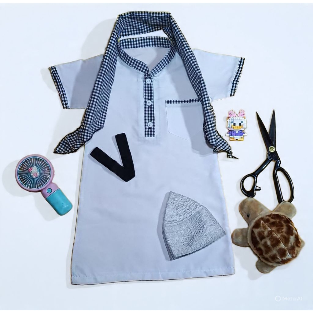 KOKO BAYI JUBAH ANAK SULTAN BAJU AQIQAH BAYI USIA 0-2 TAHUN FREE SORBAN , IGAL & PECI