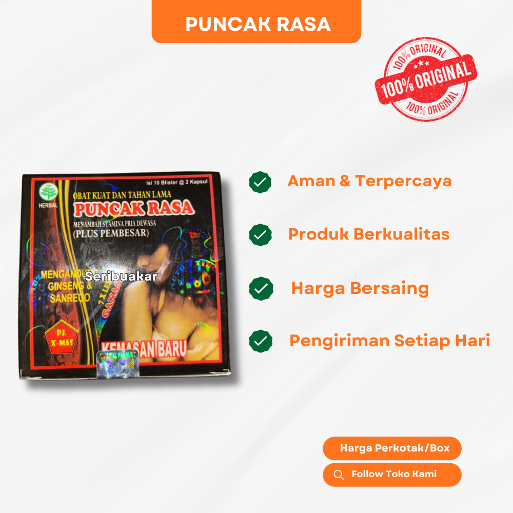 Puncak Rasa Kapsul Original 100%
