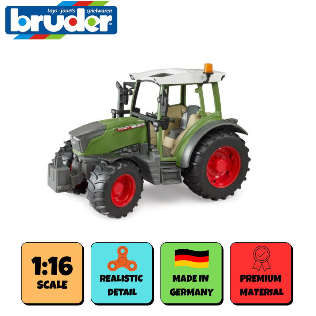 BRUDER 2180 Tractor Sawah Fendt Vario 211 - Mainan Miniatur Traktor Sawah