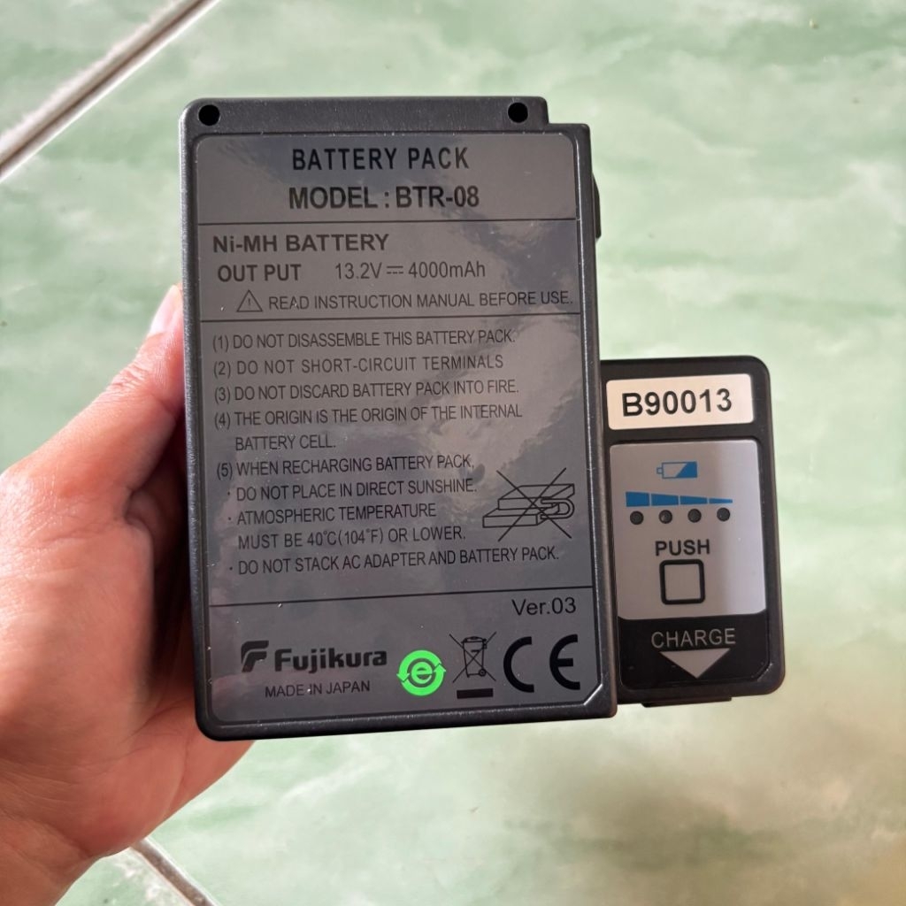 Batre splicer fujikura 60s 70s | batre fujikura | baterai fujikura