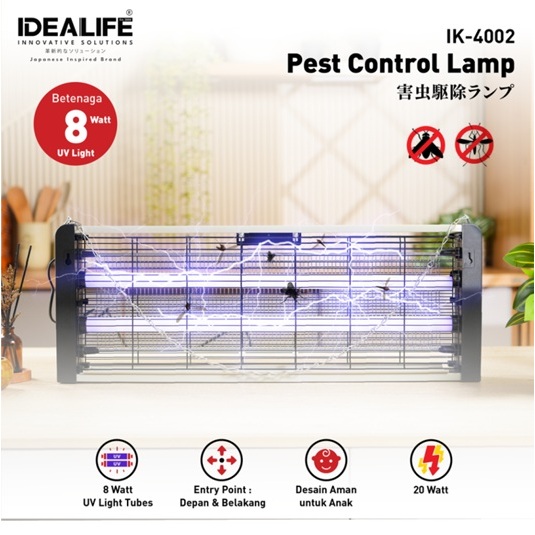 IDEALIFE Lampu Nyamuk Listrik / Pest Control Lamp