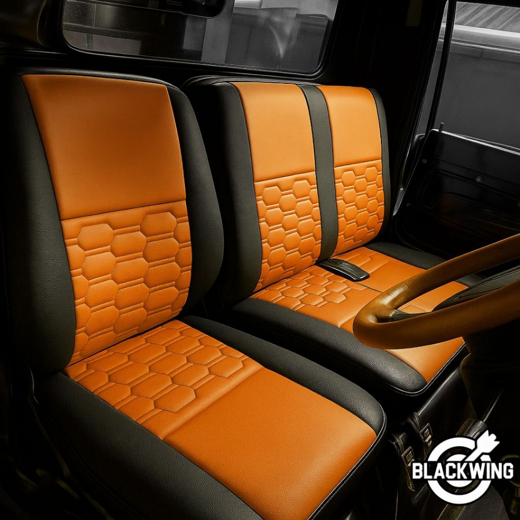 Cover/Sarung jok mobil pickup grandmax, carry baru, t120ss. L300, apv dll. tahan air Kualitas terbai