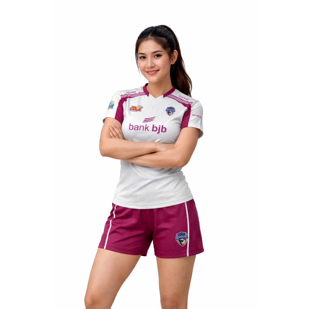 Kaos Jersey Voli Bandung BJB Tandamata Proliga Wanita 2026/Setelan Voli Dry Fit Ringan Dan Nyaman
