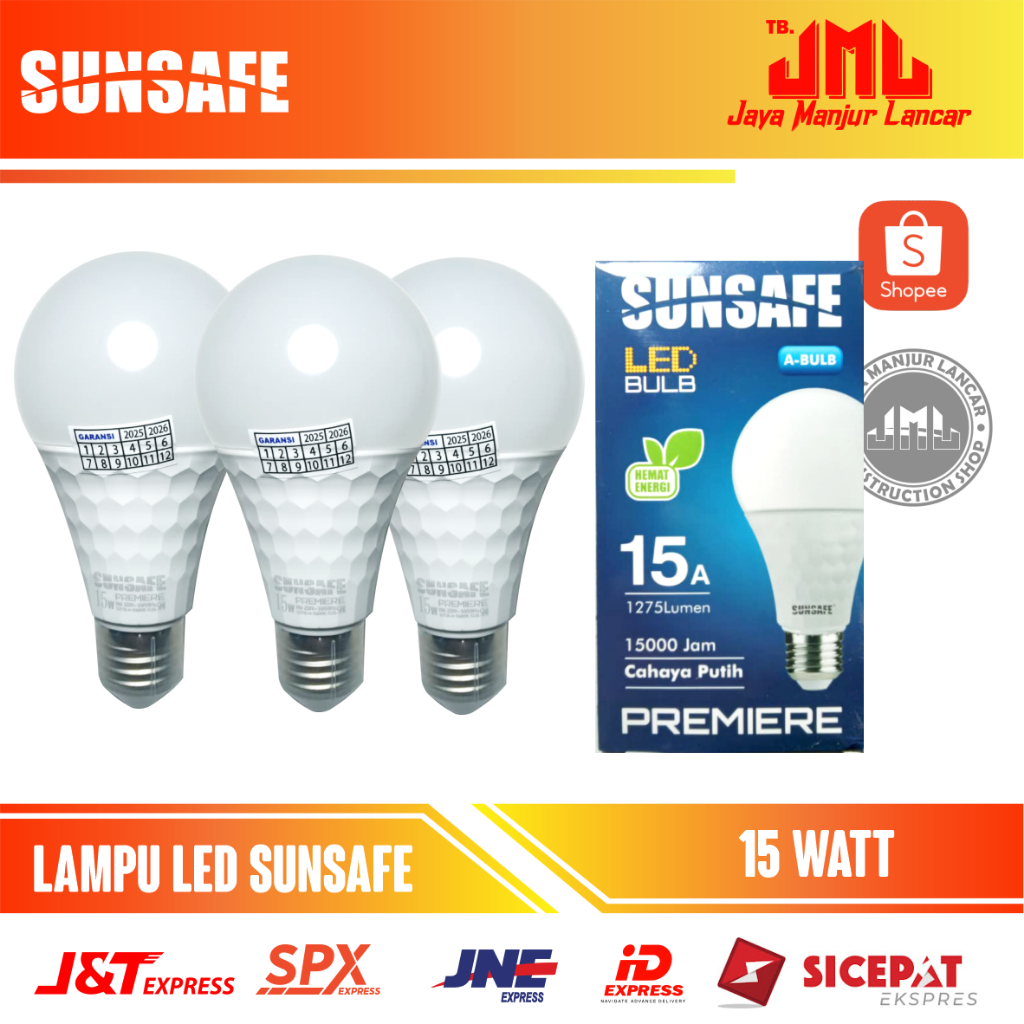 Lampu led 15 watt sunsafe premier/Lampu 15 watt sunsafe premier
