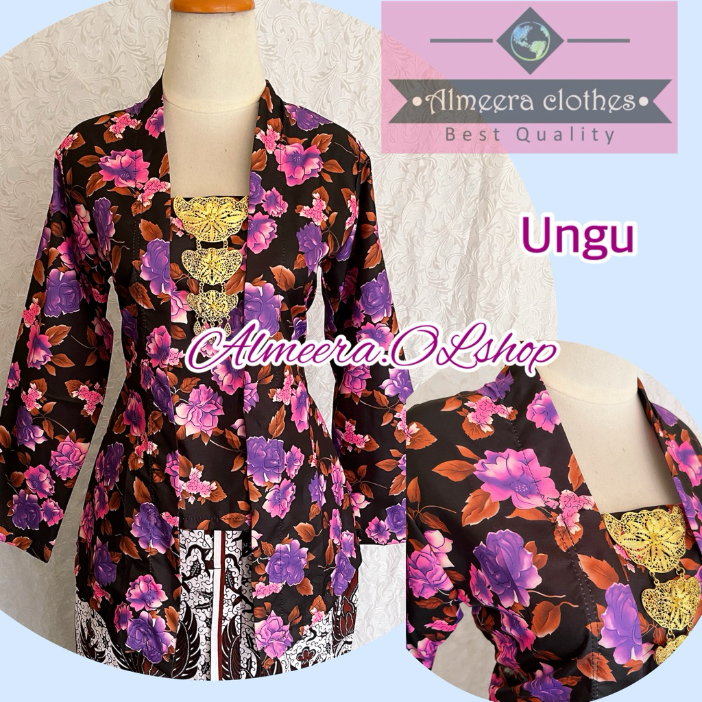 kebaya kembang kutubaru panjang kebaya jadul bunga