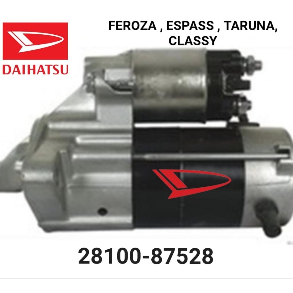 DINAMO STARTER DINAMO START STARTER ASSY DAIHATSU FEROZA ESPASS TARUNA CLASSY  ORIGINAL