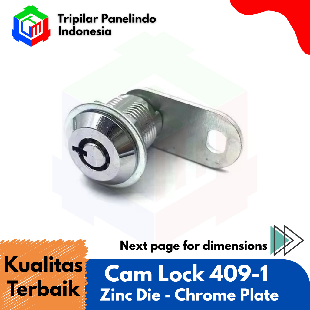Kunci Locker Camlock 409-1 Dingdong