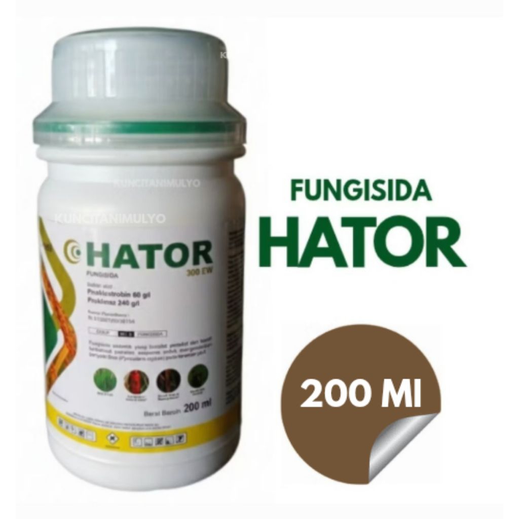 Fungisida HATOR 300 EW Obat Pemyakit Lodoh Bawang Merah Dan Potong Leher Padi (200 ml)