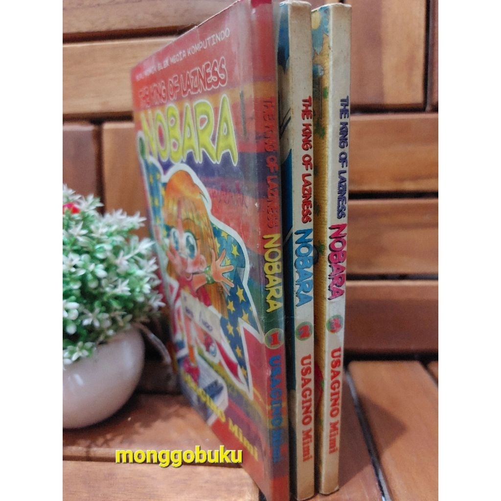 USAGINO MIMI : SET KOMIK THE KING OF LAZINESS NOBARA 1-3T