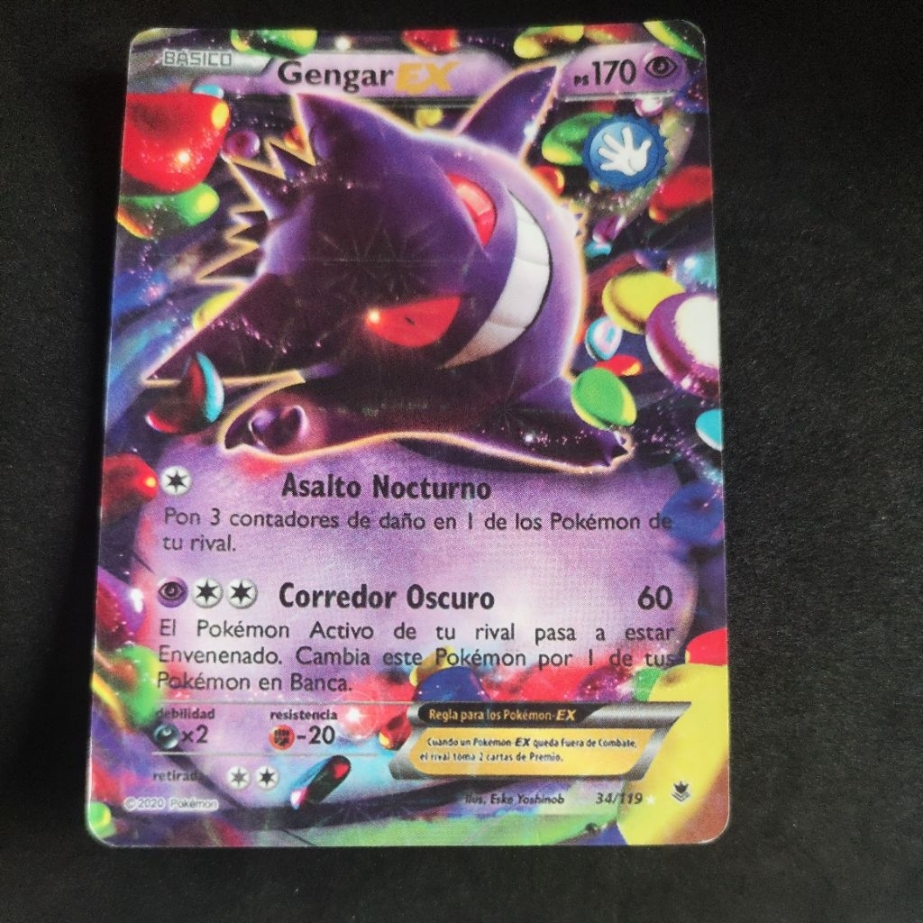 kartu pokemon non original gengar 34