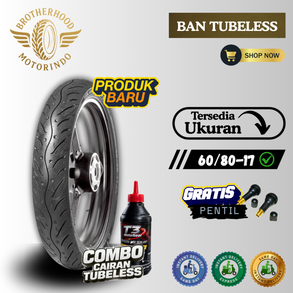 BAN MAXXIS VOLANS 60/80-17 / BAN TUBLES RING 17 / CORSA R26 / MAXXIS MA-FD / MA FD RING 17 BAN MOTOR