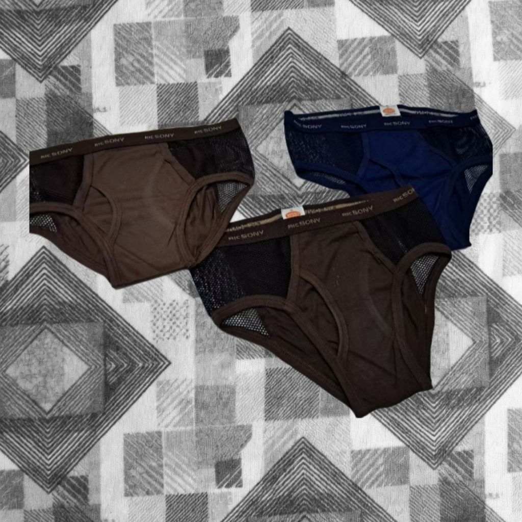 [iTQ] Ricsony (Size 32) Celana Dalam Jaring Pria PL