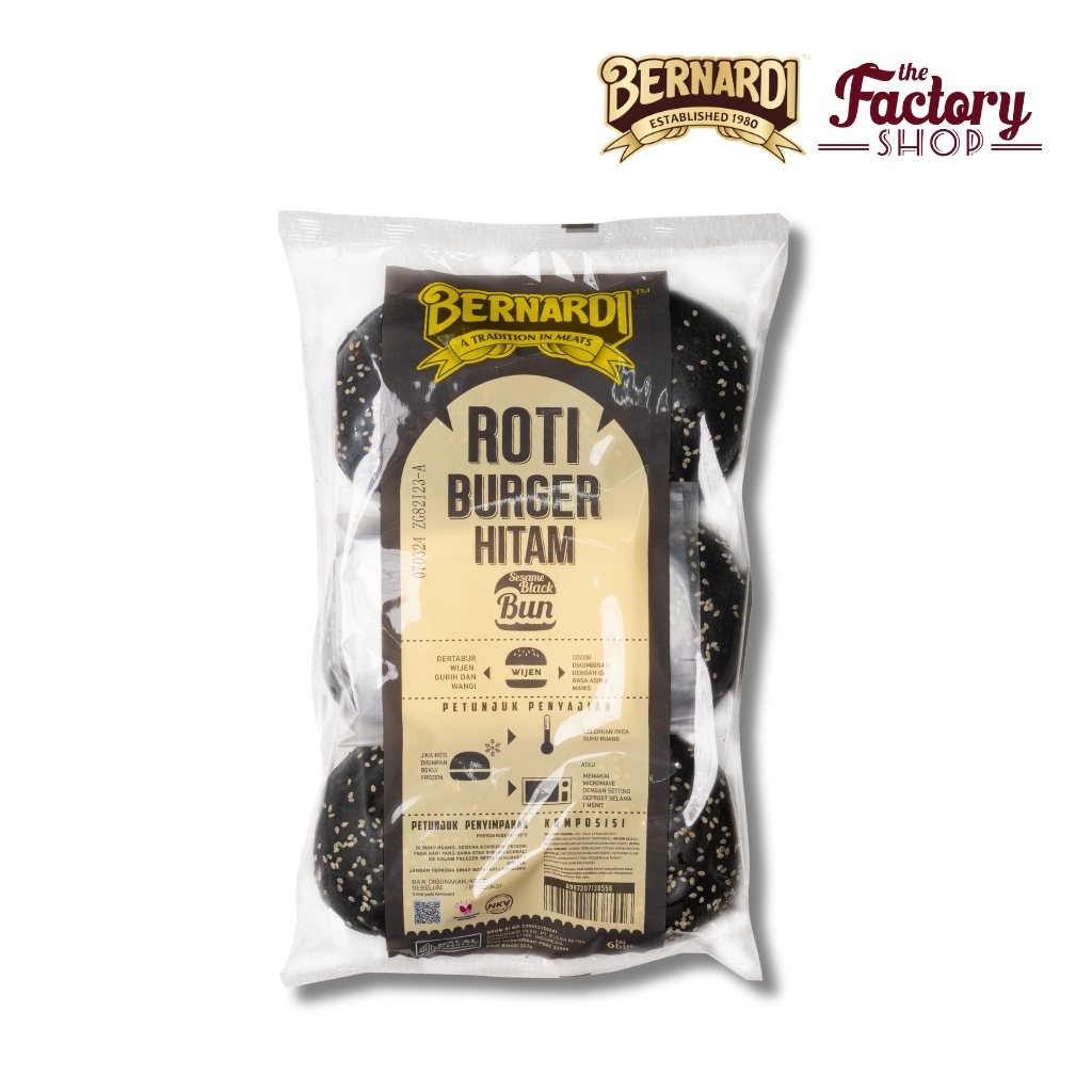BERNARDI ROTI BURGER HITAM WIJEN 6BJ (9930101143)