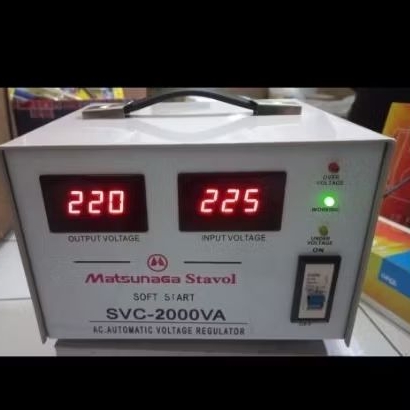 Stavol Stabilizer Matsunaga Digital 2000w 2000watt 2000 watt stabilizer SVC 2000VA