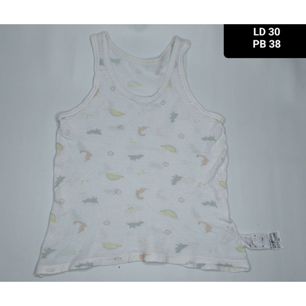 Preloved Kaos singlet anak dino 2 3 th