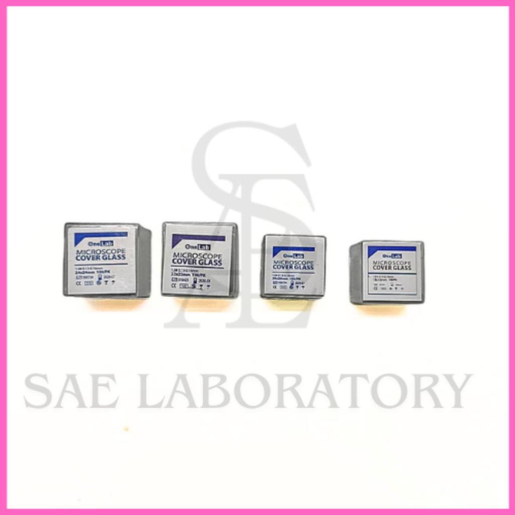 Kaca Penutup Mikroskop / Cover Glass for Microscope Slide Onelab Onemed – Kaca Tipis Transparan untu