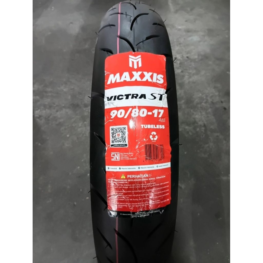 BAN MAXXIS VICTRA ST 90/80-17 TUBELESS MX KING FIZ R NINJA 2T S.FU