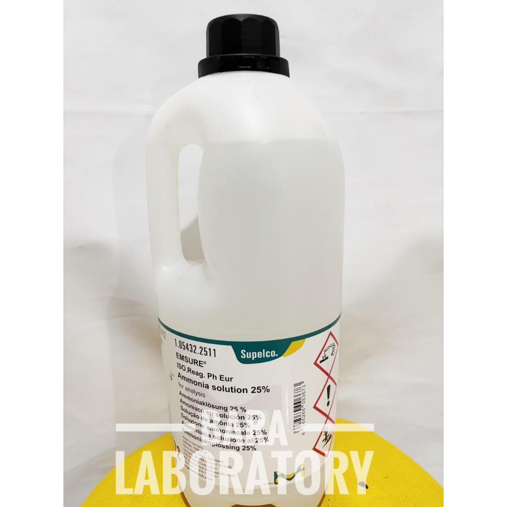 AMMONIA SOLUTION / NH4OH / LARUTAN AMONIA / 2,5L MERCK 105432.2511