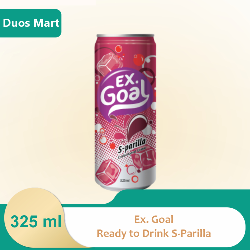 Ex Goal Soda Kaleng S-Parilla 250 ml (karton)