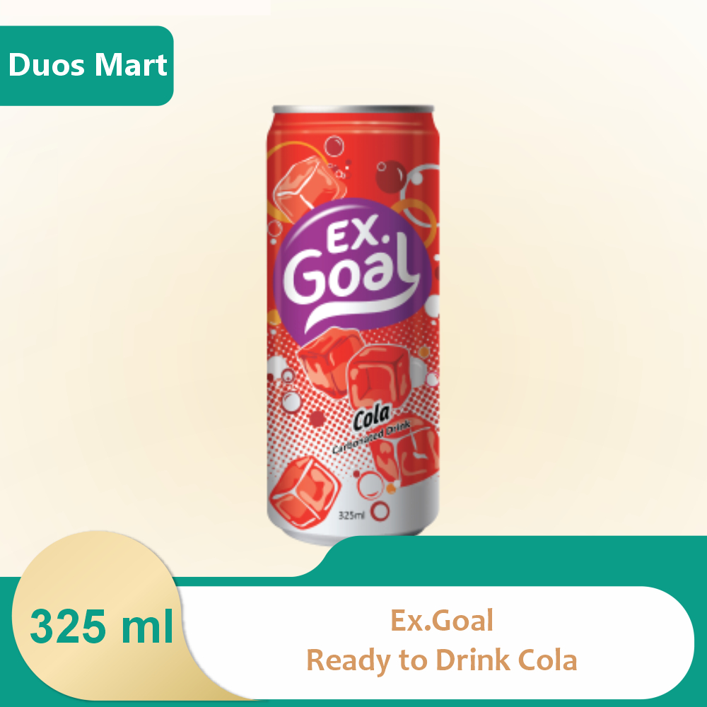 Ex Goal Cola Soda Kaleng Isi 20 Pcs
