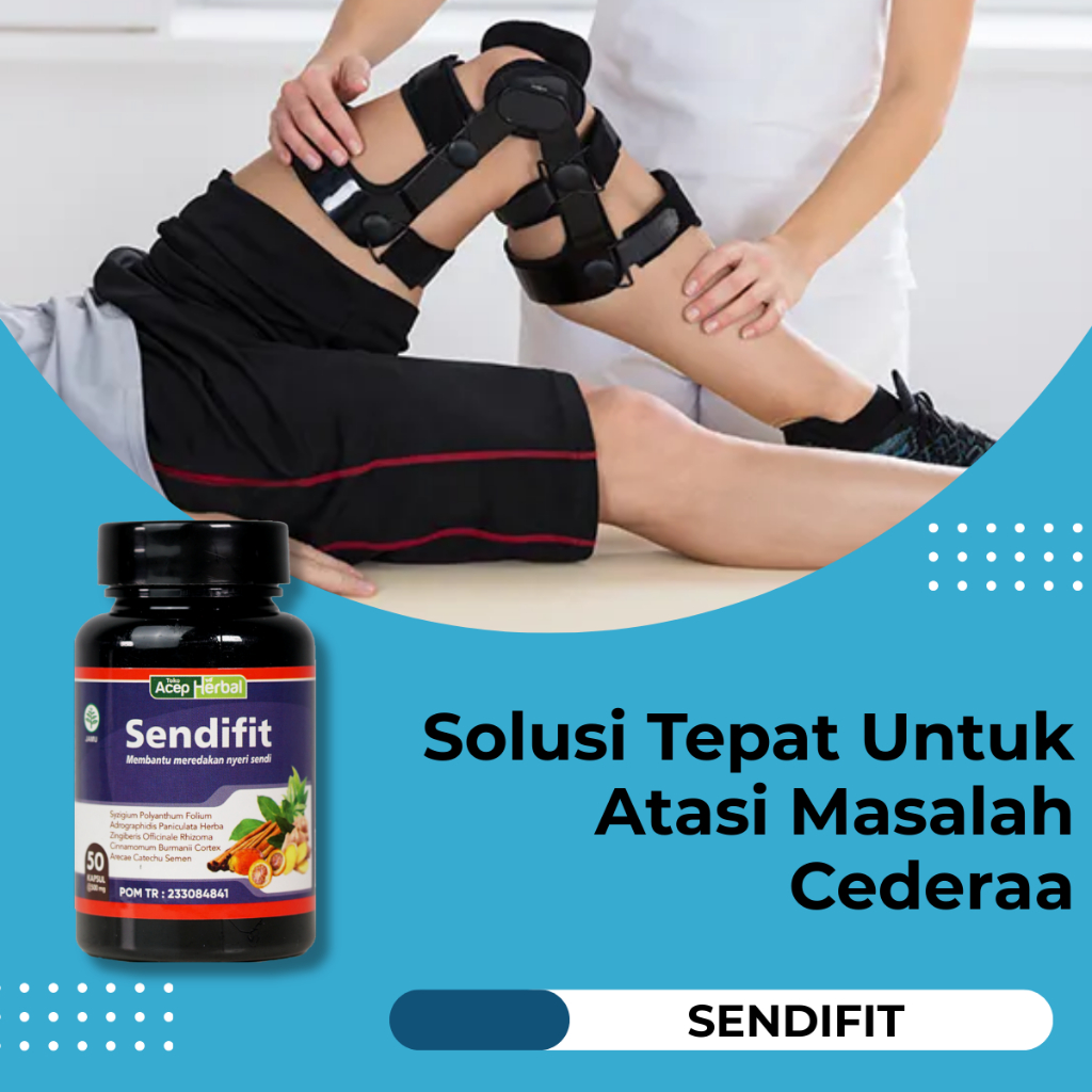 Obat Herbal Cedera Lutut Cedera ACL Cedera Otot Engkel Pelumas Lutut - Sendifit