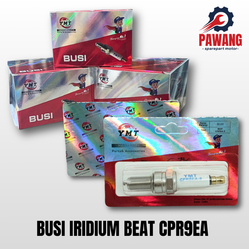 Busi Iridium Beat CPR9EA - Busi Racing CPR9EA-9 Iridium Beat Scoopy Spacy Karisma Revo Yamamoto