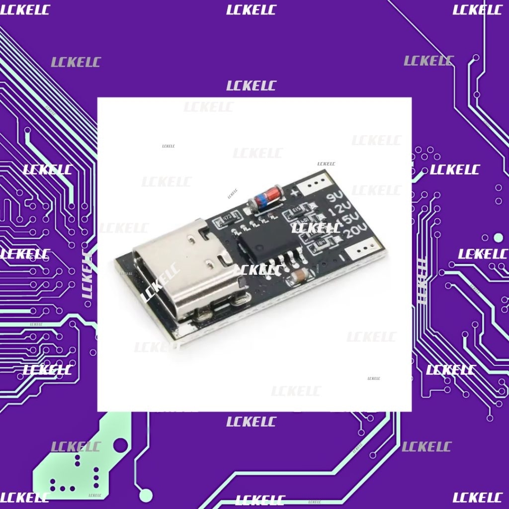 PD/QC/AFC FAST CHARGE DECOY TRIGGER SUPPORT 9V 12V 15V 20V FIXED VOLTAGE OUTPUT TYPE-C