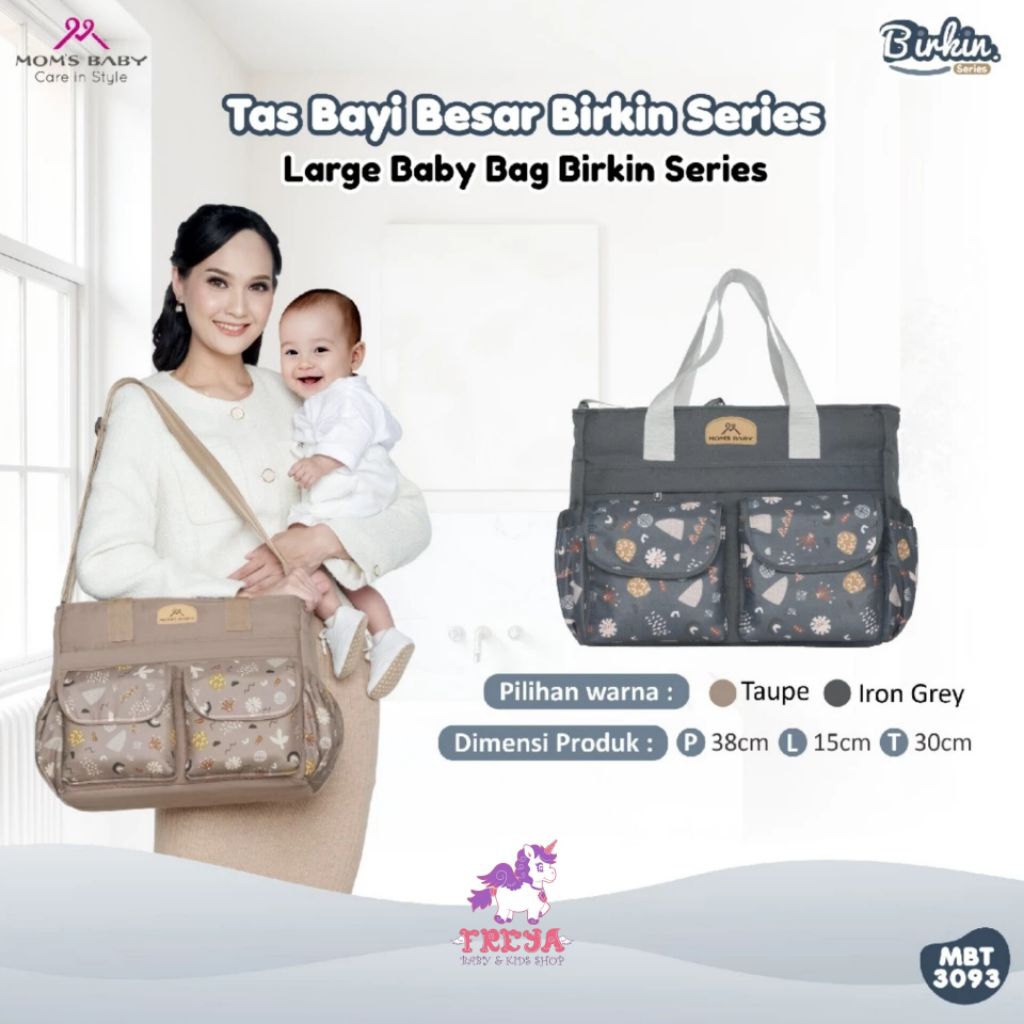 Moms Baby - Tas Bayi Besar | Tas Perlengkapan Bayi Besar