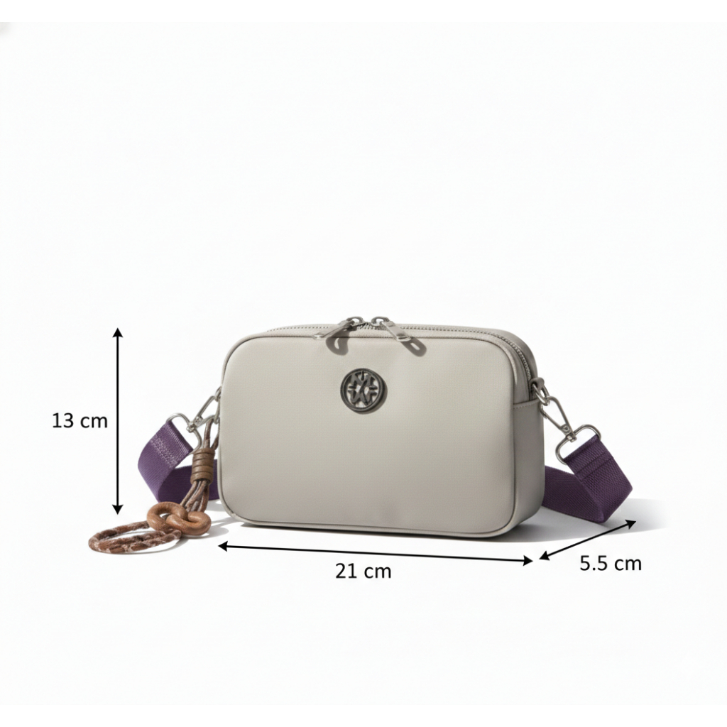 [EVE] SIGHMON - Tas Selempang Dompet Wanita FREE BAGCHARM Crossbody Bag