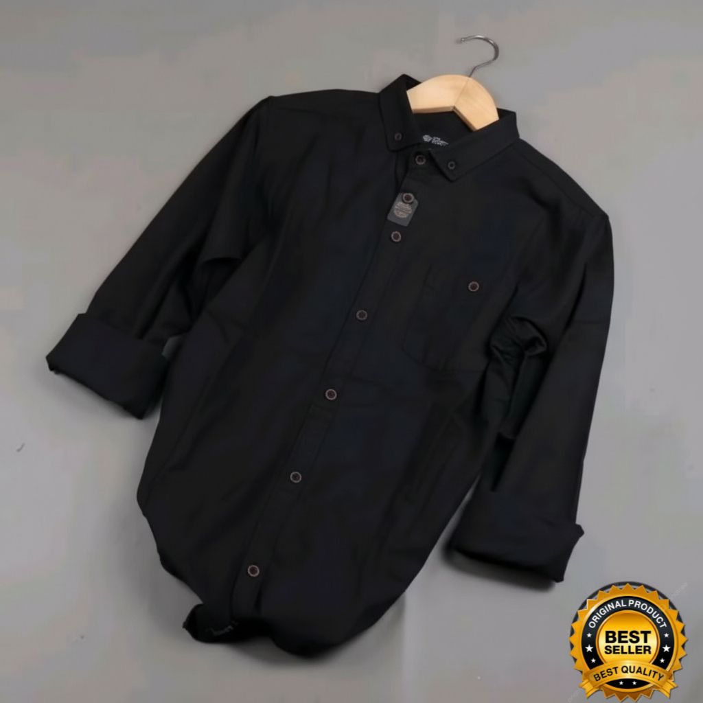 Kemeja Branded Eighty Eight Katun Twill Polos/ Kemeja Polos Eighty M L XL
