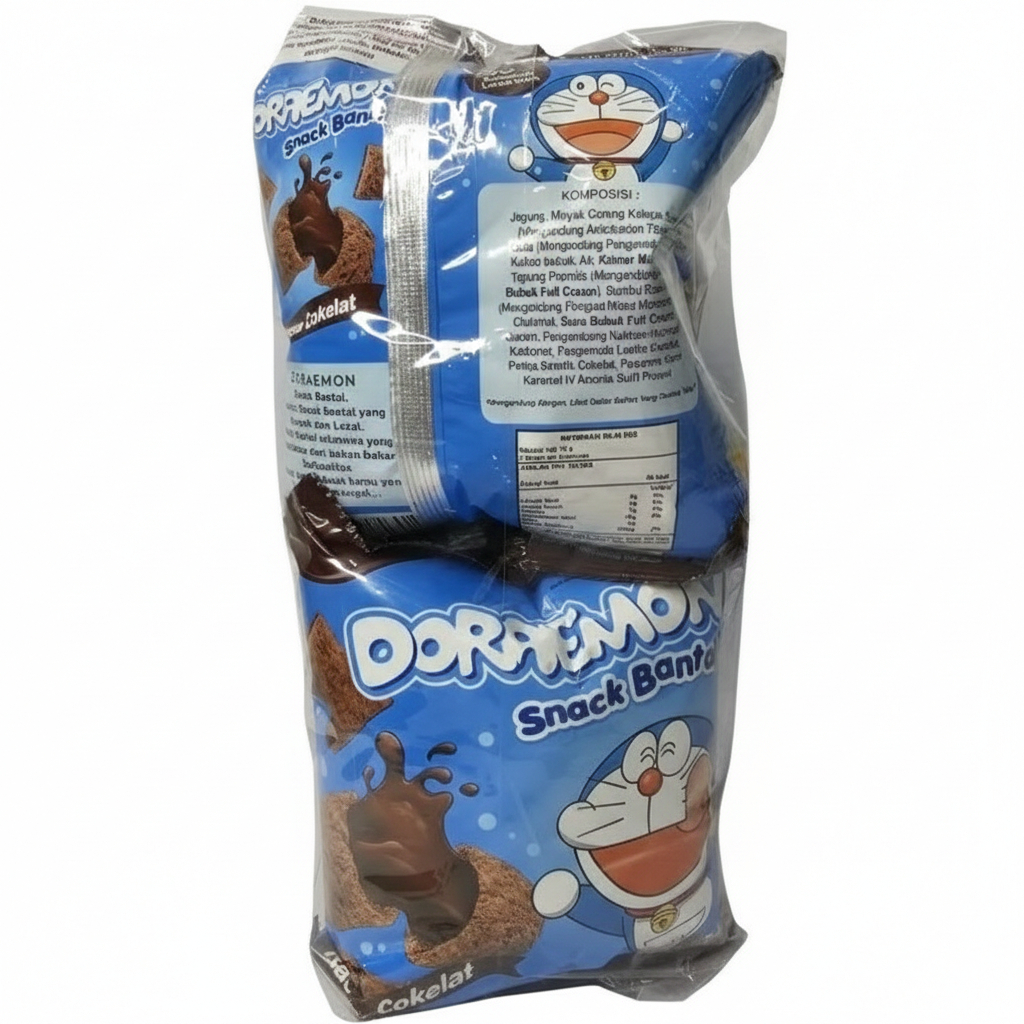 DORAEMON SNACK BERHADIAH RASA COKLAT | 1BAL ISI 10PCS