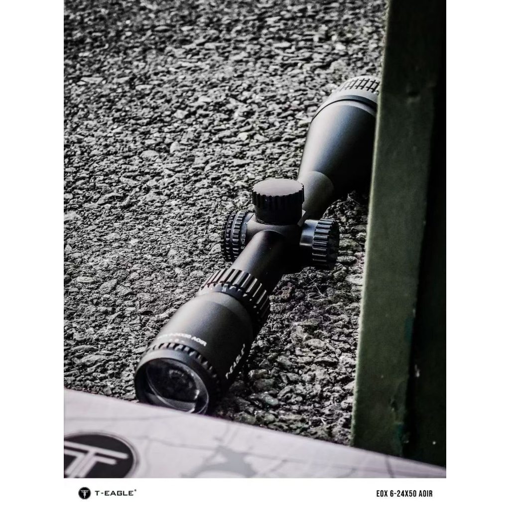 TELESKOP T-EAGLE EOX 6-24x50 AOIR TERBARU RETICLE NYALA MERAH HIJAU