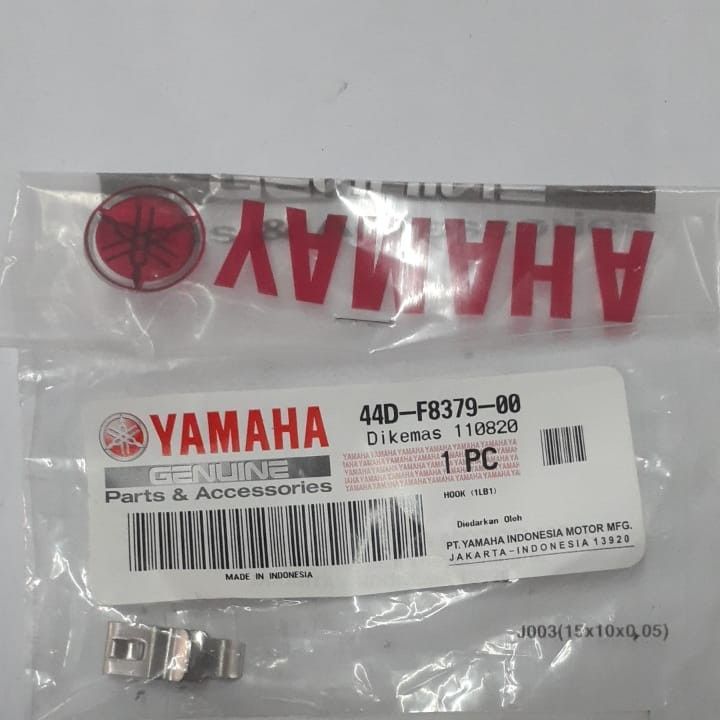 KLIP DUDUKAN VISOR - DASI COWLING NMAX ORIGINAL 44D-F8379-00