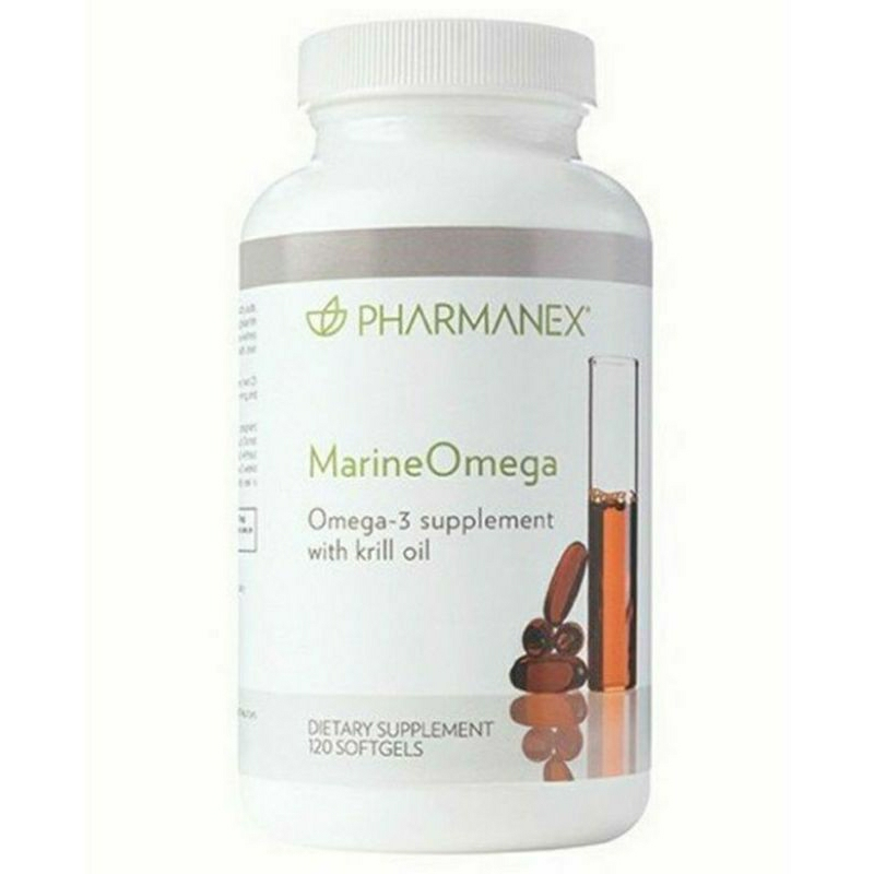 Suplemen Marine Omega 3 Minyak Ikan 120 Kapsul Membantu Kesehatan Jantung Dewasa