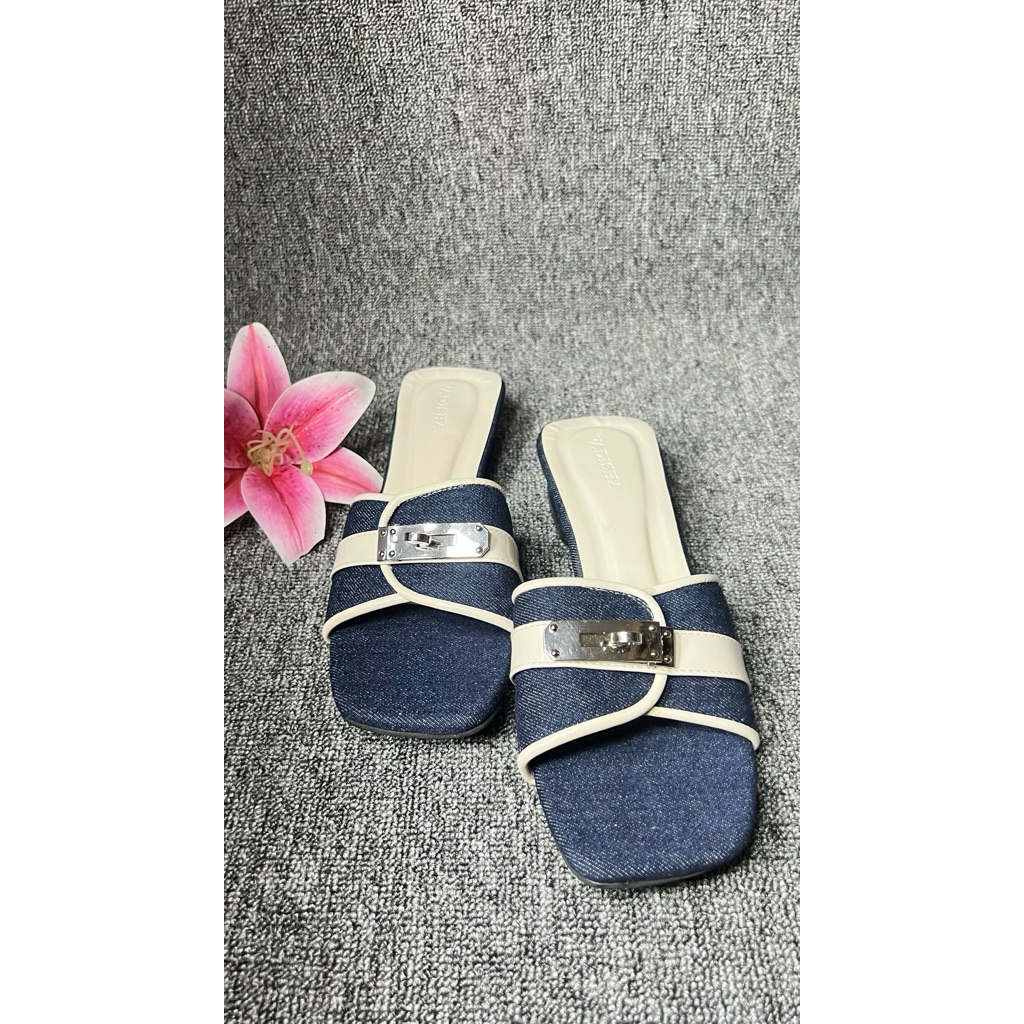 Vadisha Heels Wanita Slip On dengan Desain Elegan - dengan Hak 3cm