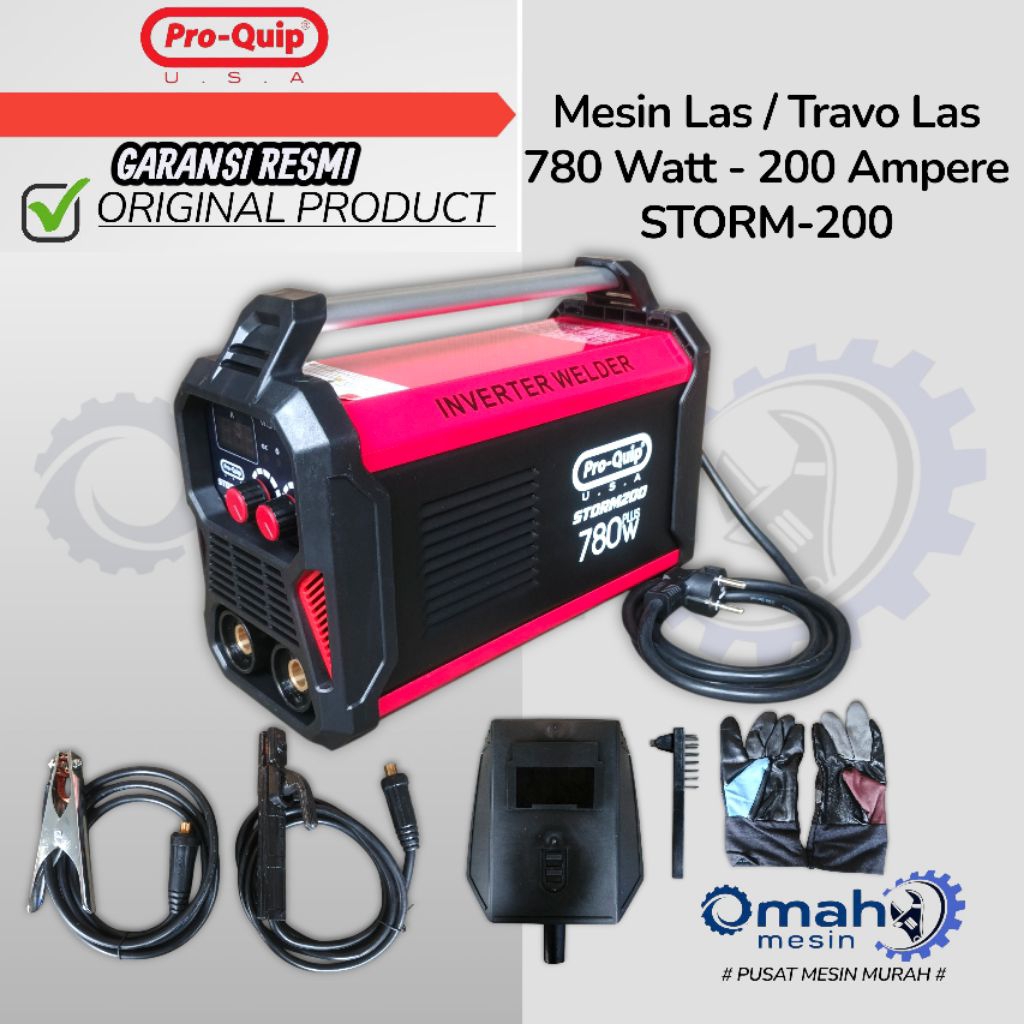 Mesin Las Listrik / Mesin Travo Las / Welding Inverter PRO-QUIP STORM200